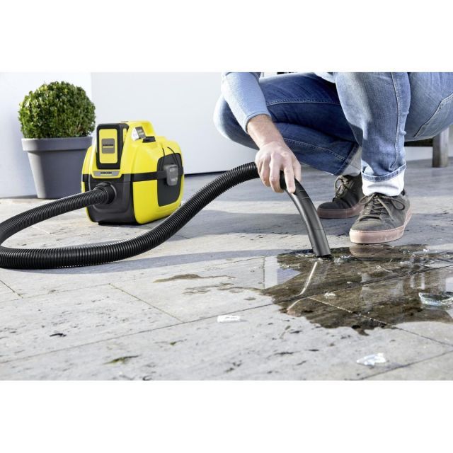 ケルヒャー KARCHER 乾湿両用バキュームクリーナー ブロワー機能付き WD1 バッテリーセット 1.198-306.0 WWW_KANDAIZUMI_COM