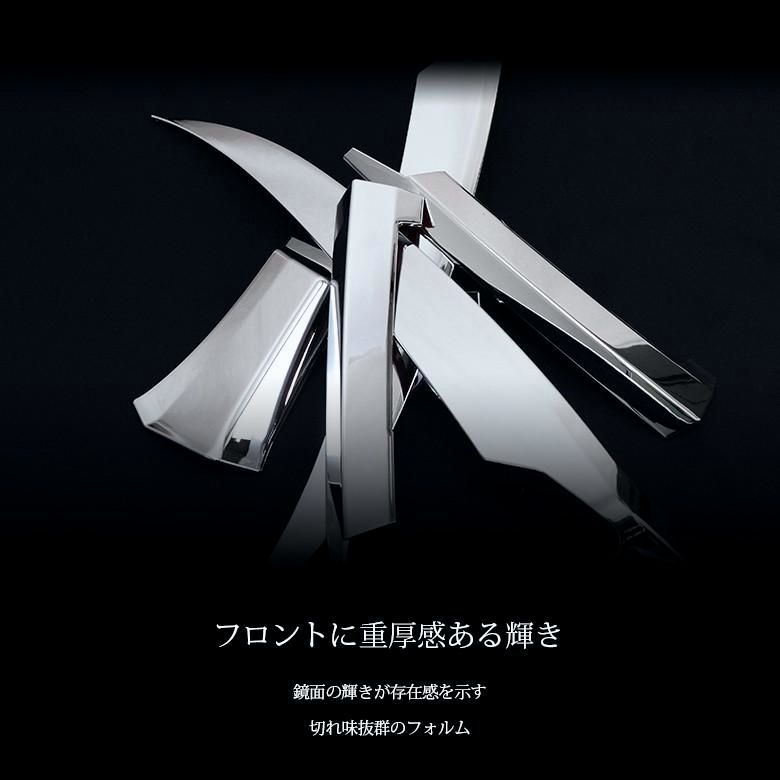 アルファード 30系 前期 モデリスタ スピンドルグリル 6P エアログレード バンパーのみ対応 スピンドルメッキC シェアスタイル パーツ 爆買 BRIGHTFACE_UK