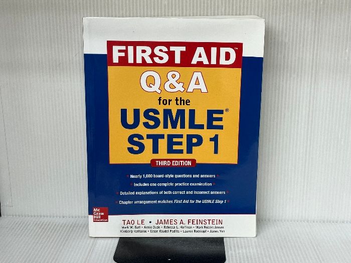 First Aid Q＆A for the USMLE Step 1， Third Edition (First Aid USMLE) McGraw-Hill Education Le， Tao