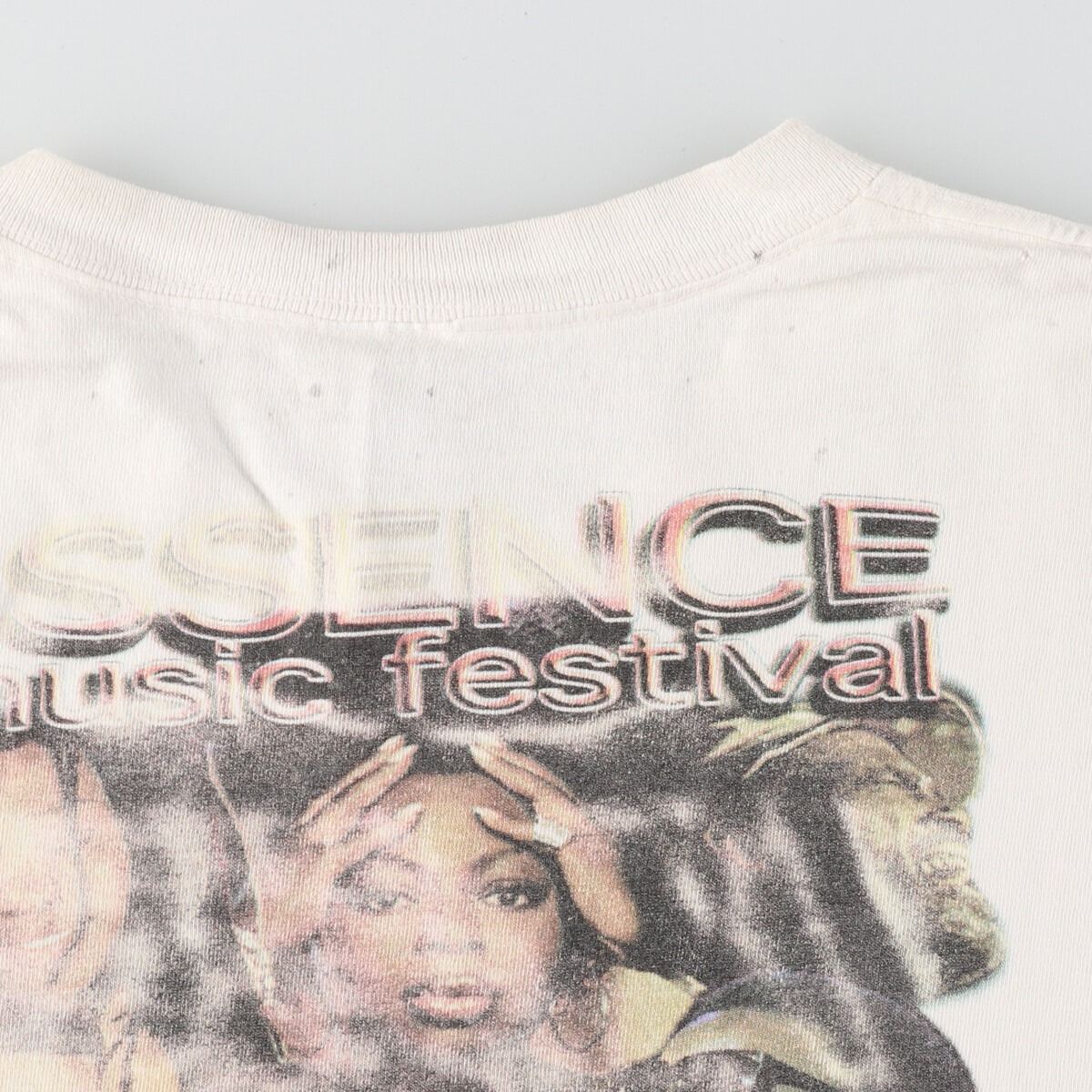 00年代 DELTA ESSENCE MUSIC FESTIVAL 2002 両面プリント バンドTシャツ バンT メンズXL /evb002316