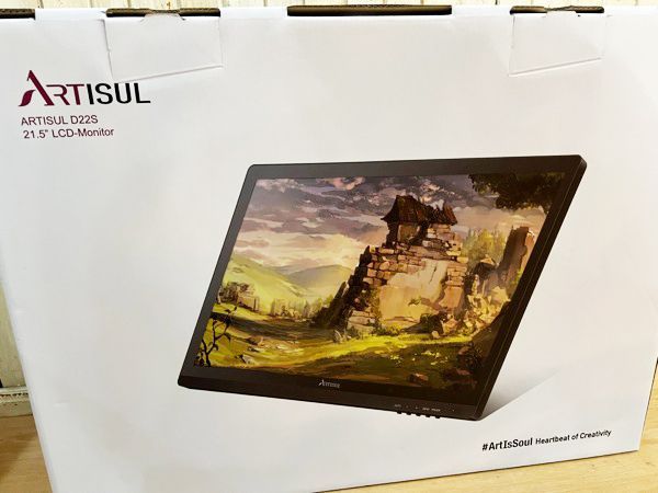 短時間のみ使用 ARTISUL/アーティスル D22S 21.5インチ液晶タブレット 