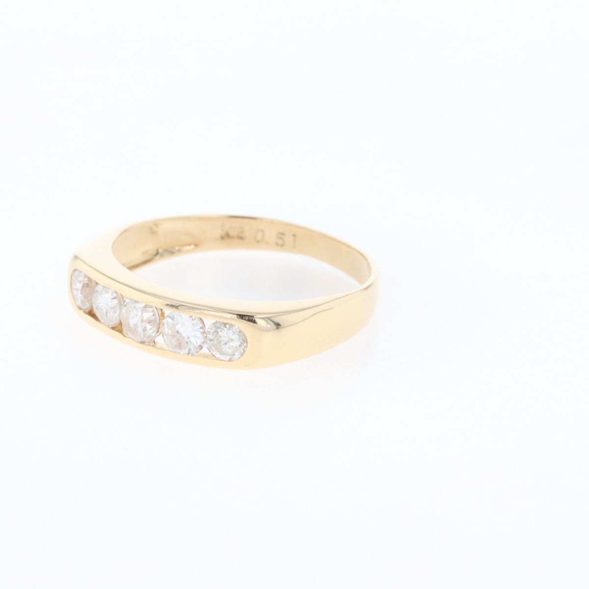GSTV メレダイヤ デザインリング YG イエローゴールド 指輪 リング  