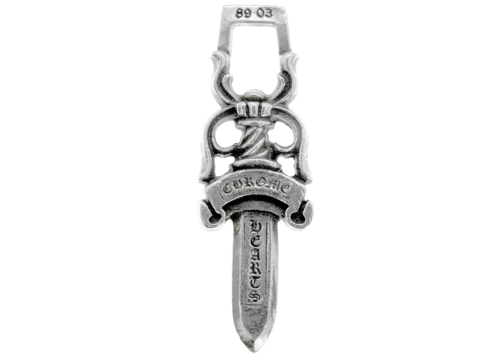 クロムハーツ CHROME HEARTS 【 #10 DAGGER 】 ダガー シルバー ペンダント ネックレス トップ　w20678