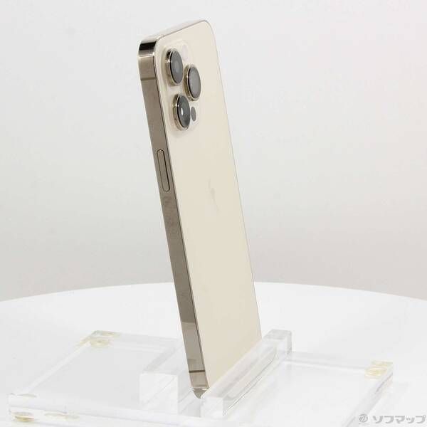 中古品〕 iPhone14 Pro Max 128GB ゴールド MQ983J／A SIMフリー【276