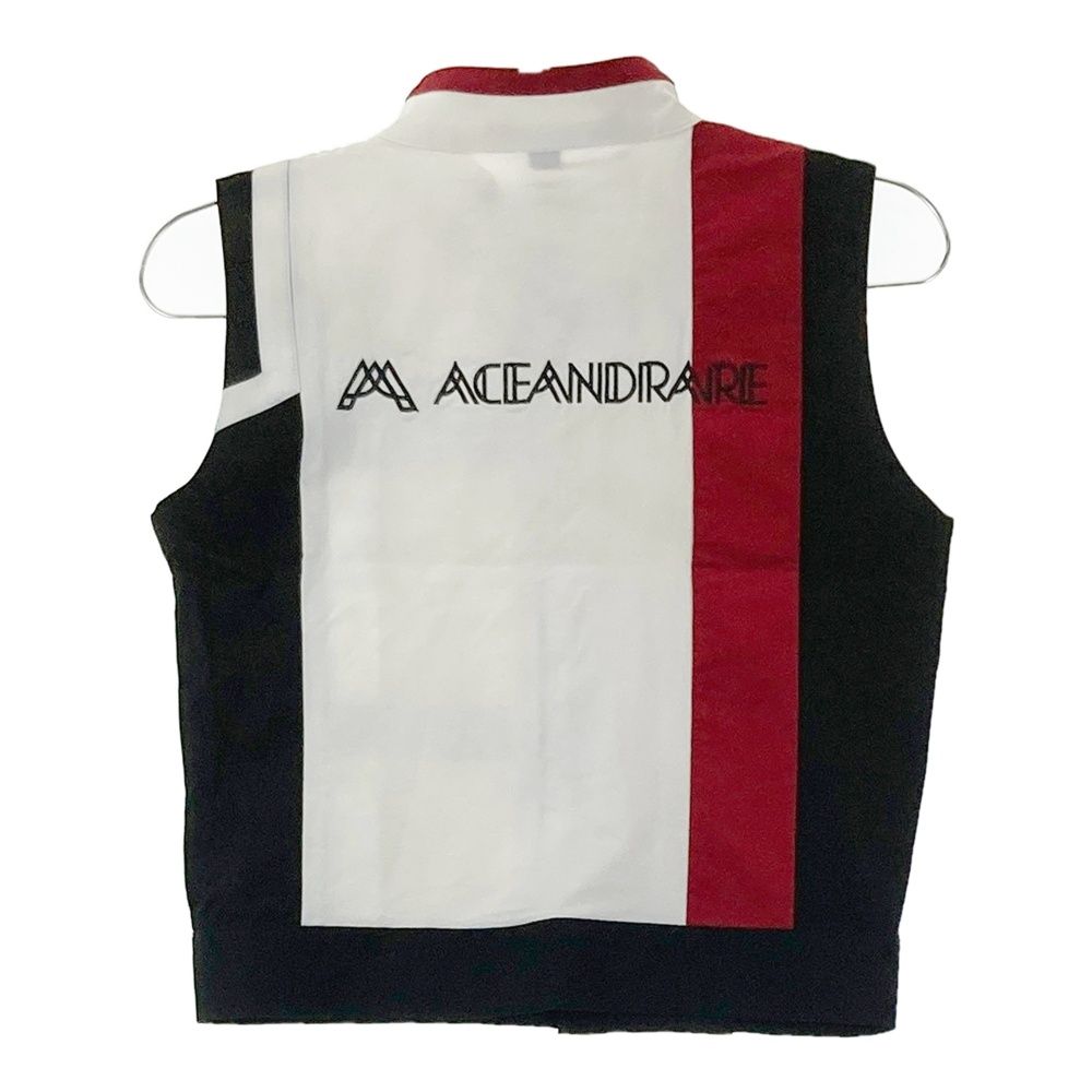 サイズ：162T ACEANDRARE エースアンドレア ジップベスト レッド系