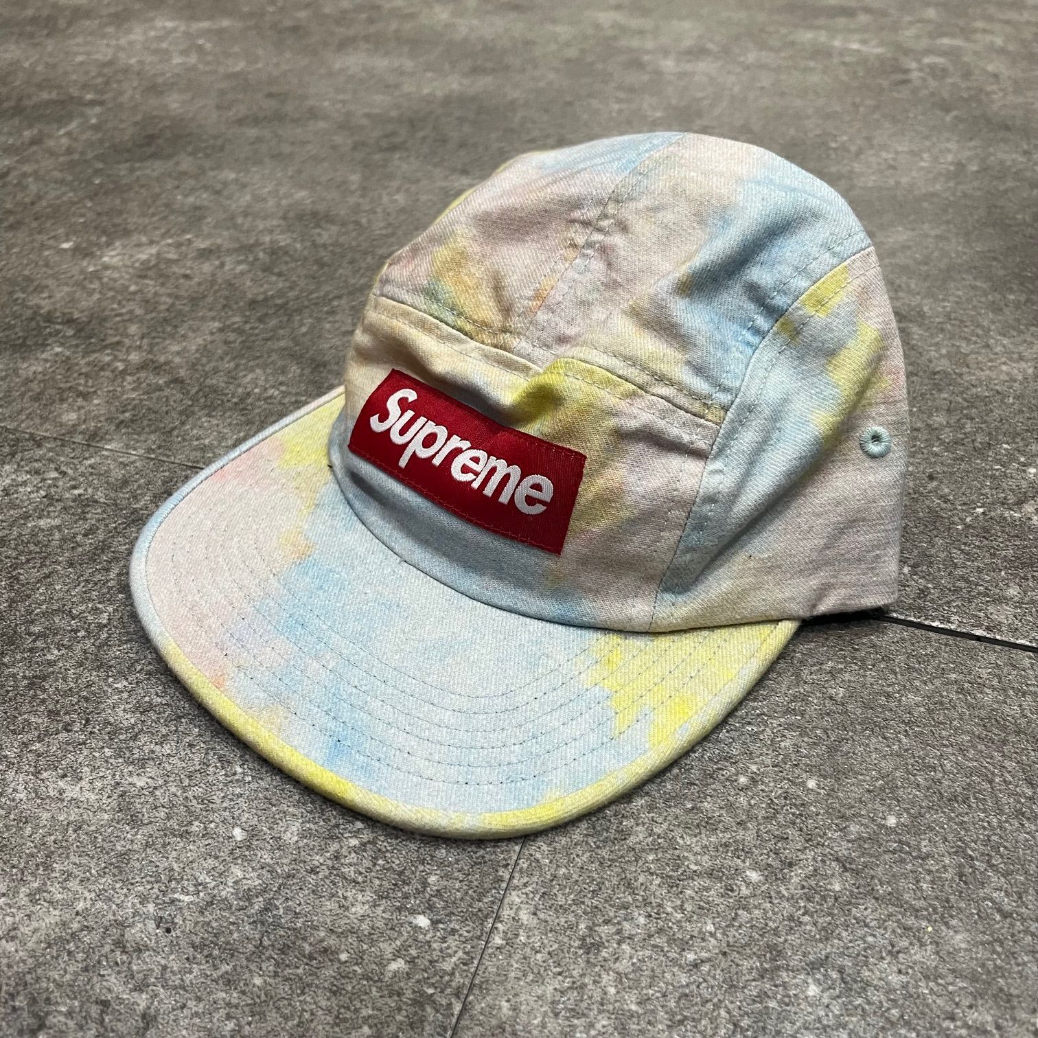 Supreme 18SS Multicolor Denim Camp Cap マルチカラー デニム