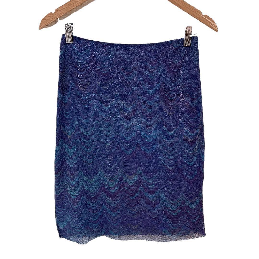 ヴィヴィアンタム パワーネットラメスカート 0 鱗柄 パープル