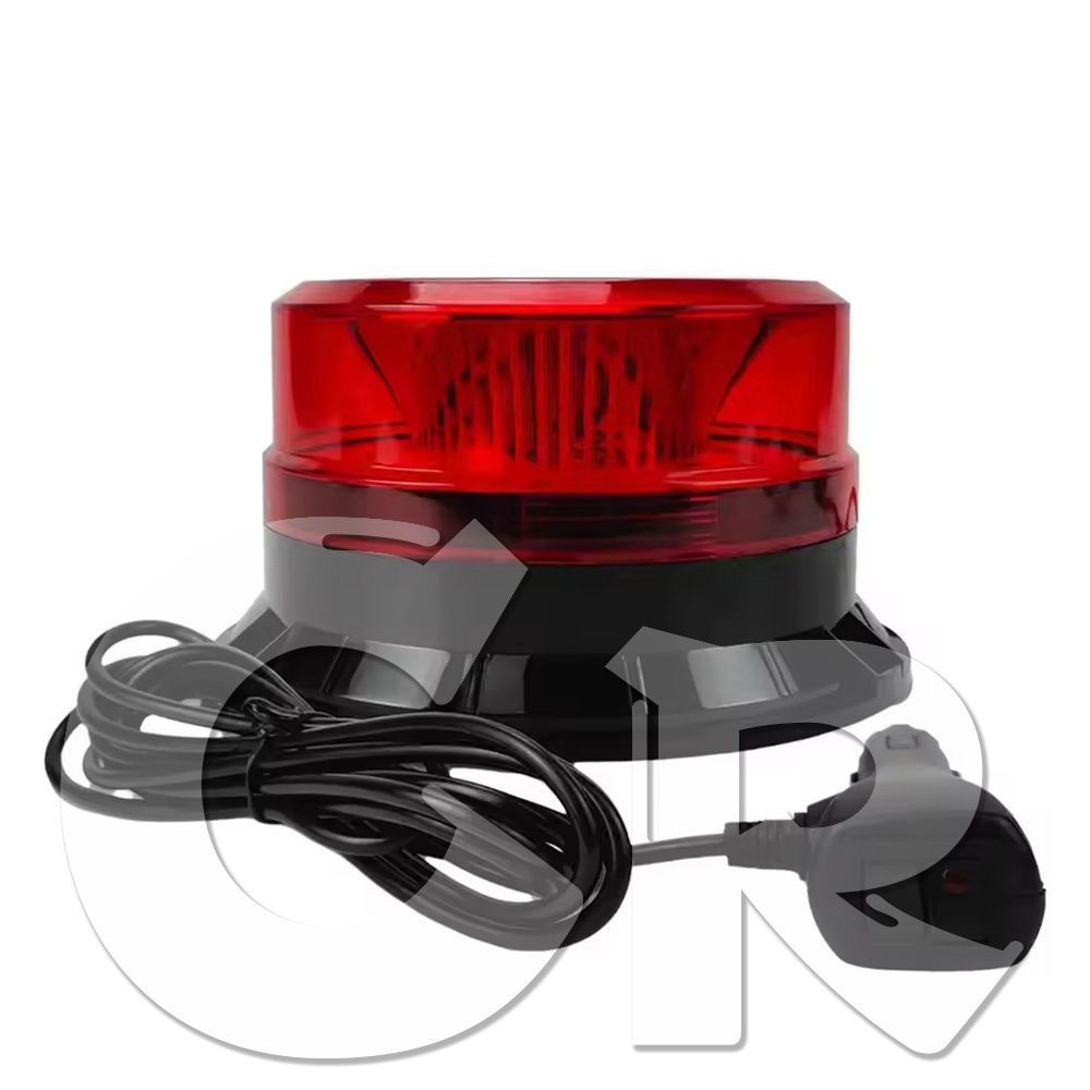 発光カラー：レッド 多モード LED ライト ハザード ストロボ フラッシュ 警告灯 パトロール ライトバー 緊急点滅ライト SUV トラック トレーラー ランクル トラクター 除雪車 農業機械 建設機械 工事現場 12V/24V兼用 汎用