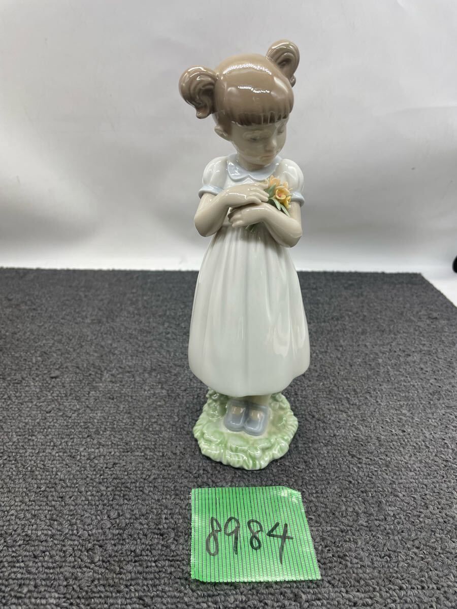🌸【Lladro リヤドロ】素敵なお花 花と少女 インテリア 陶器人形