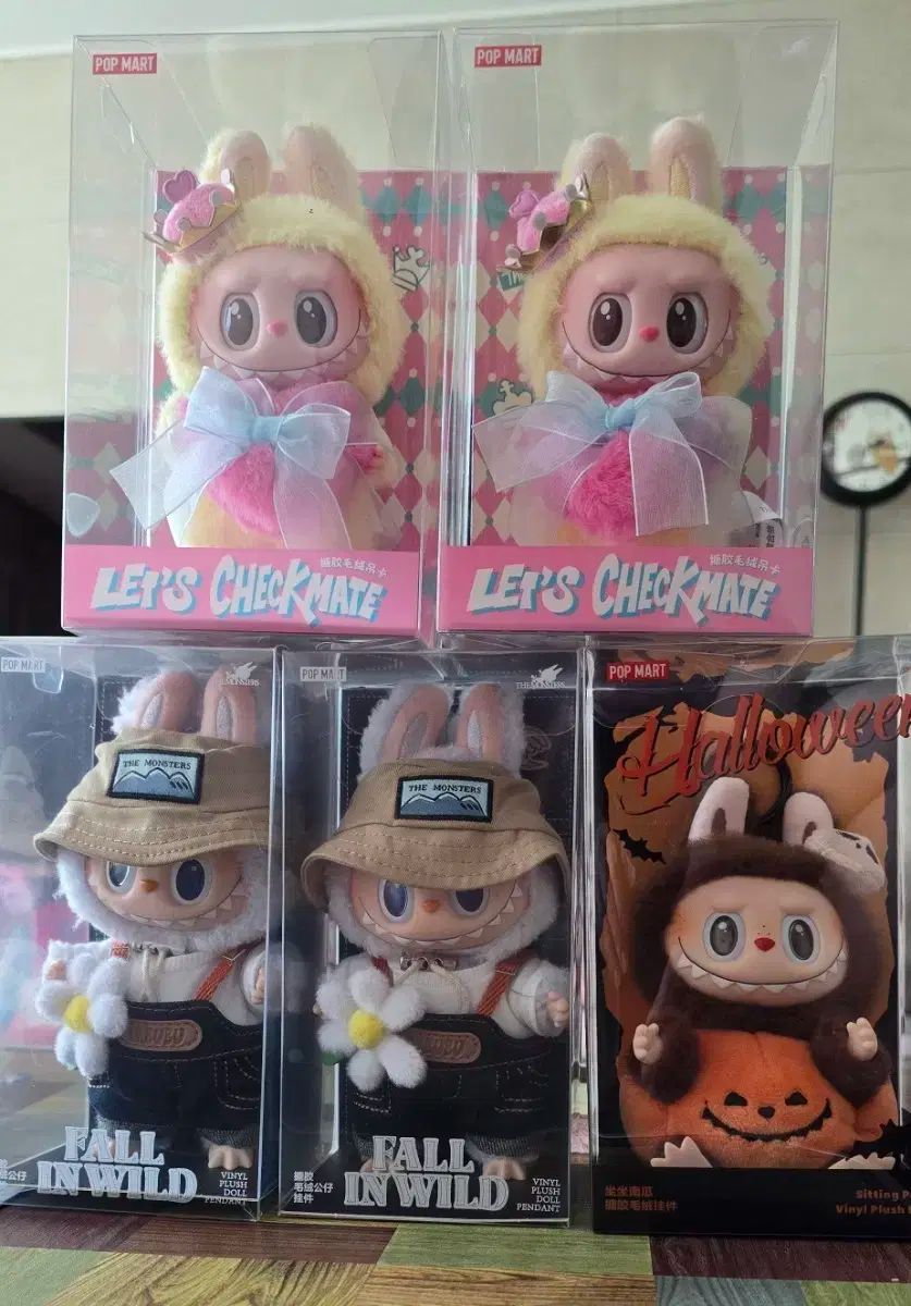 チェックメイト マツケン ラブブ ぬいぐるみキーホルダー POPMART