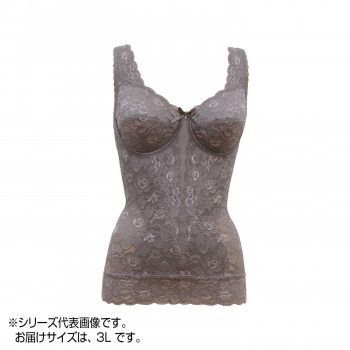 TAMURA Yauco 総レース多機能ボディシェーパー TYP90 モカ 3L-TYP90-008-3L
