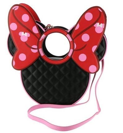 Loungefly Minnie Mouse Quilted Bow Crossbody Bag