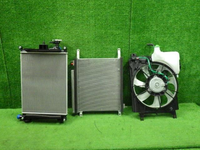 スペーシア 5AA-MK94S ラジエータ コンデンサー 電動ファン付 17700-74P50 95310-59S20 9137