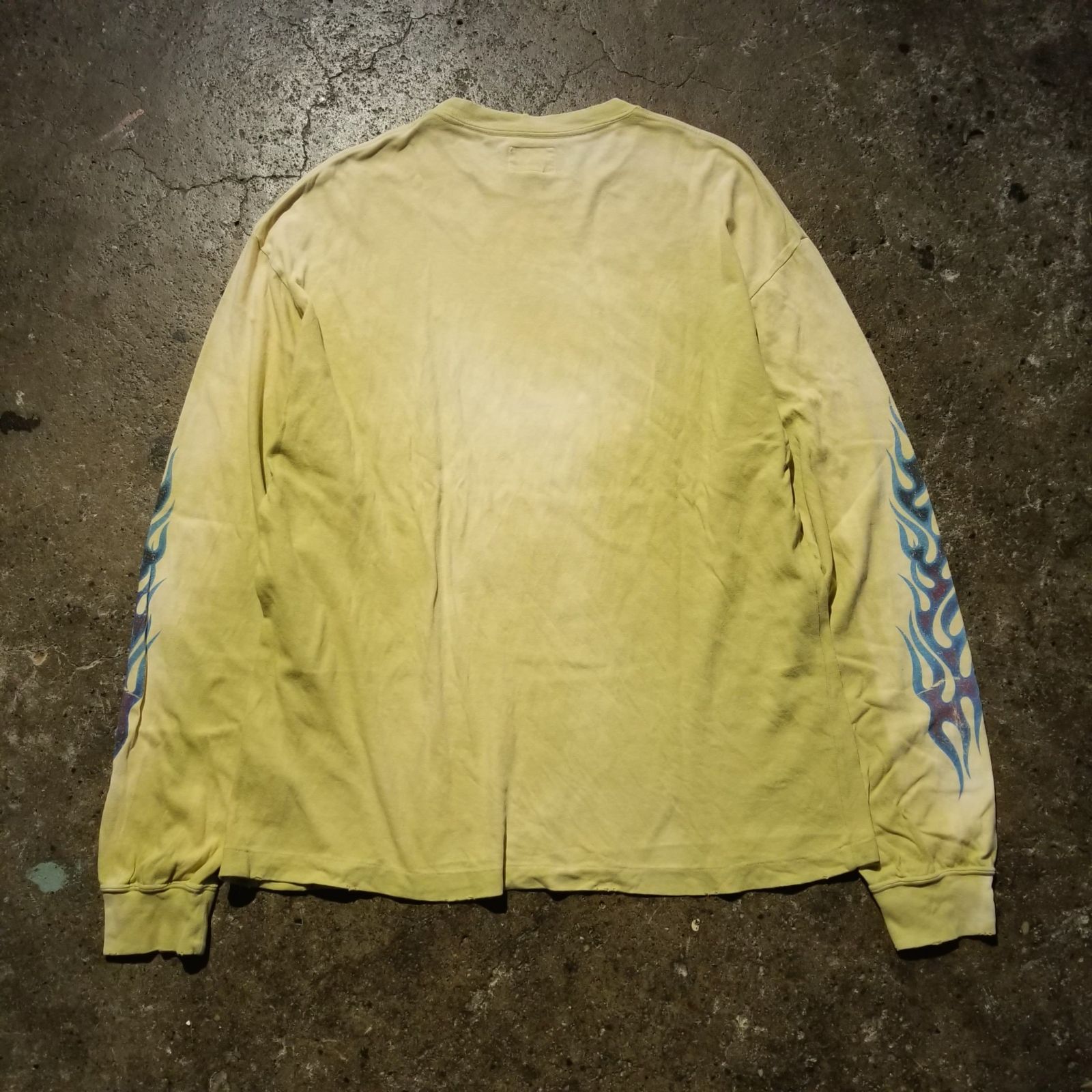 KAMIYA 25ss “KMY-FIRE” DISTRESSED L/S TEE S カミヤ 