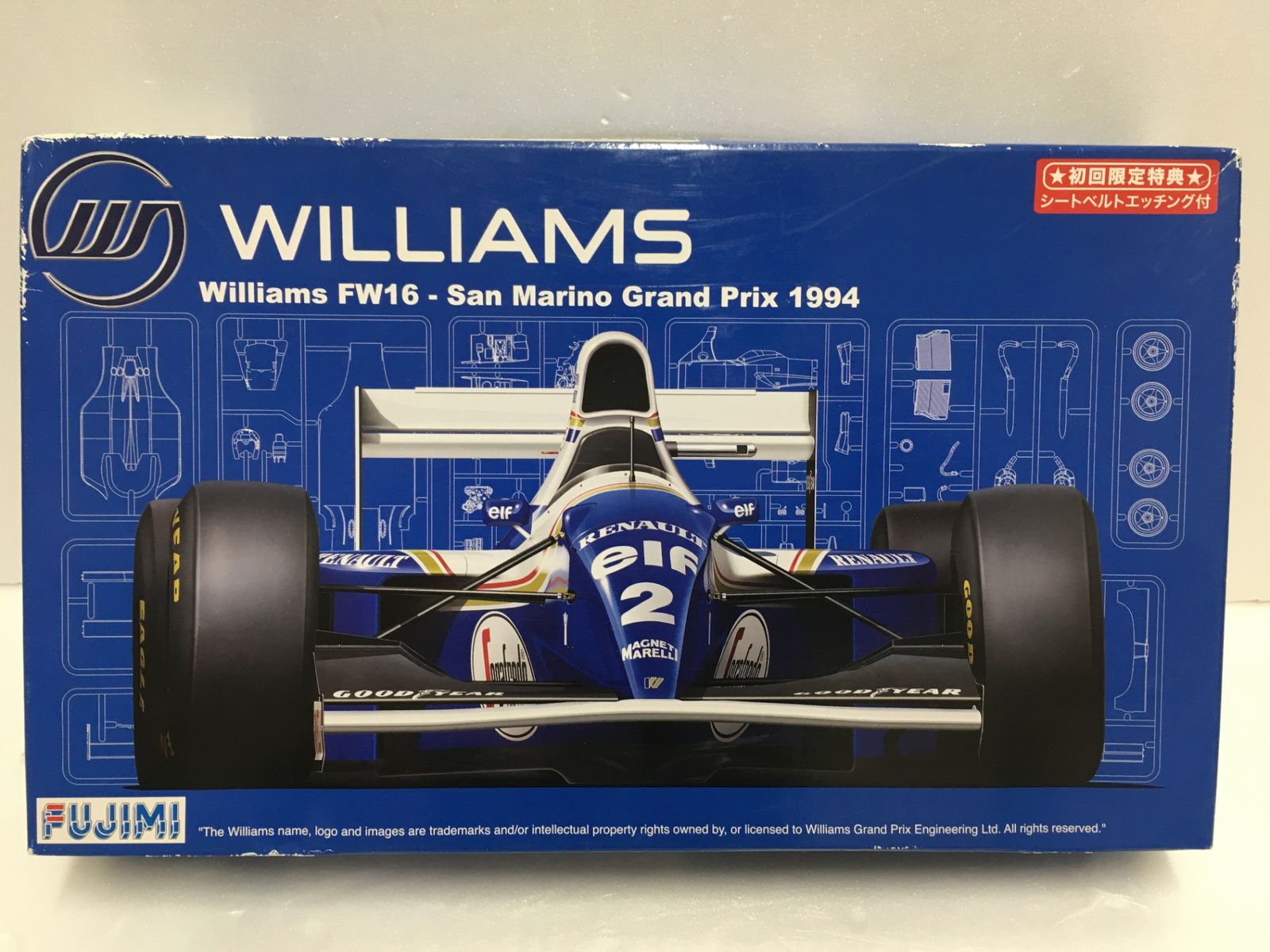 1/20 FUJIMI ウィリアムズ FW16 サンマリノGP 1994 フジミ 1/20 ウィリアムズ FW16 1994 アイルトン セナ