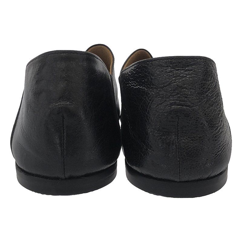 que シューズ 黒 L que shoes plain ブラック Sサイズ que ⁄ キュー