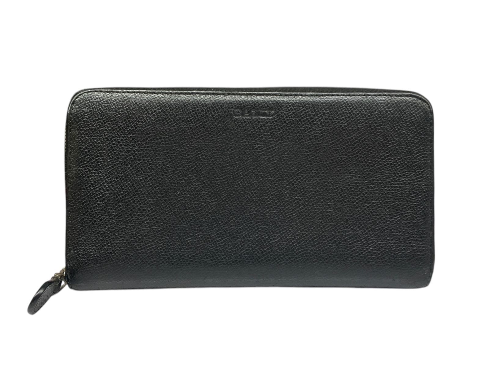 BALLY バリー 長財布 ラウンドファスナー レザー　ブラック BALLY (バリー) ラウンドファスナー レザー 長財布 ブラック