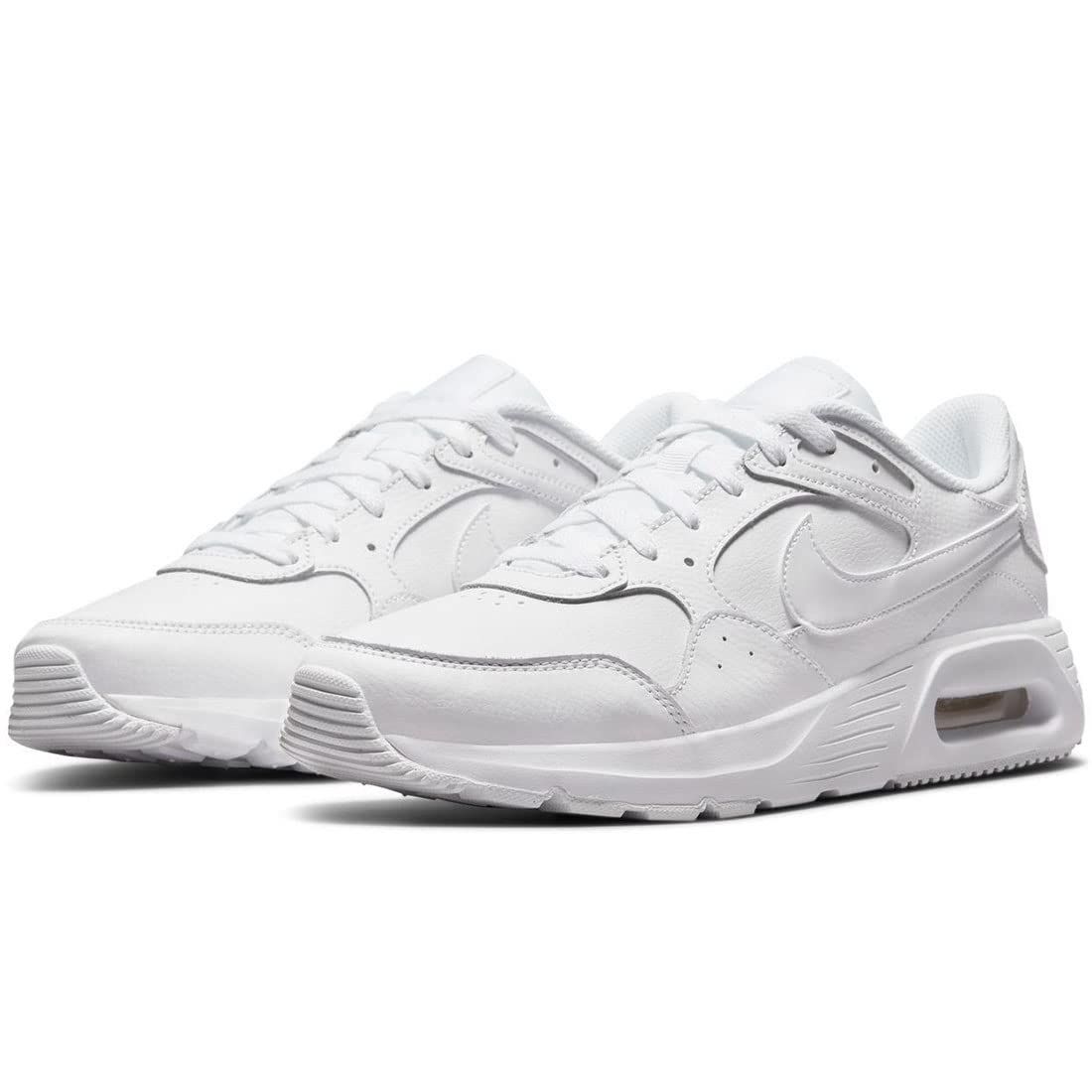 NIKE AIR MAX SC LEA DH9636 101 ナイキ エア マックス SC レザー メンズスニーカー シューズ 靴 ホワイト/ホワイト(101)27.0cm [ホワイト/ホワイト] [27.0 cm]