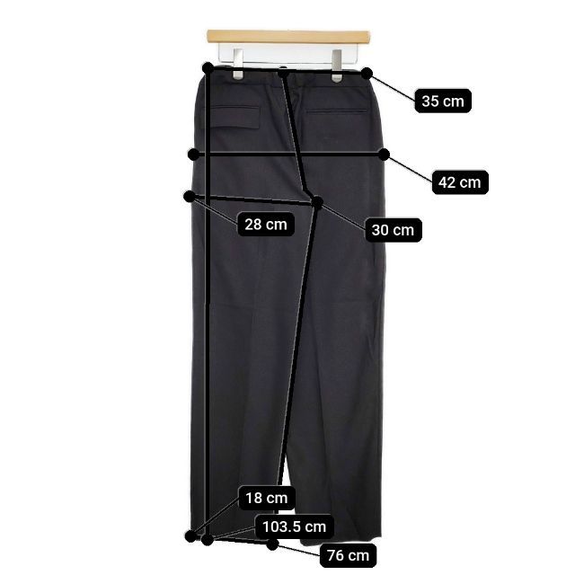 ウールスラックスイージーパンツ 定価38500円