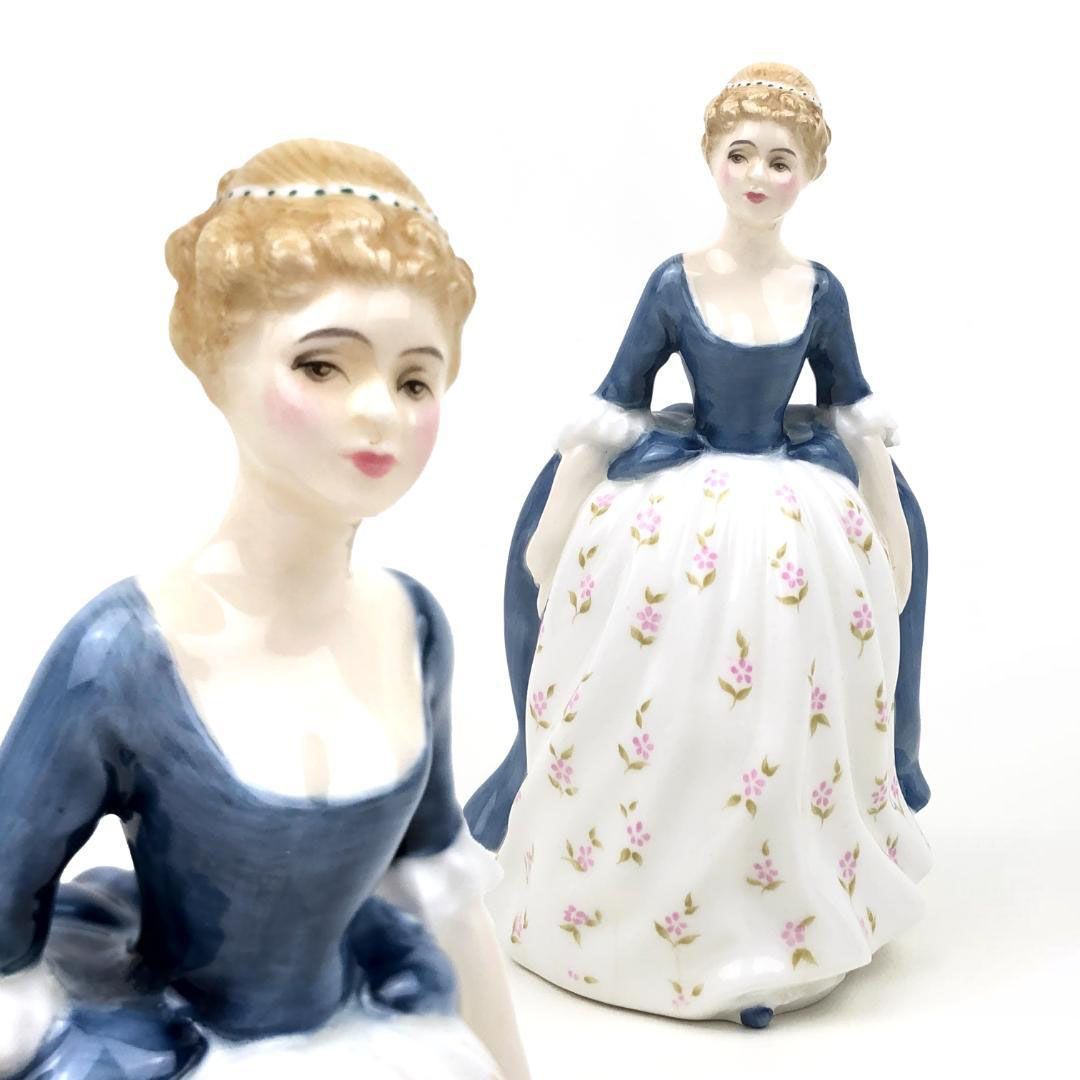 ROYAL DOULTON ロイヤルダルトン／陶器製人形 イギリス製 女性 人形