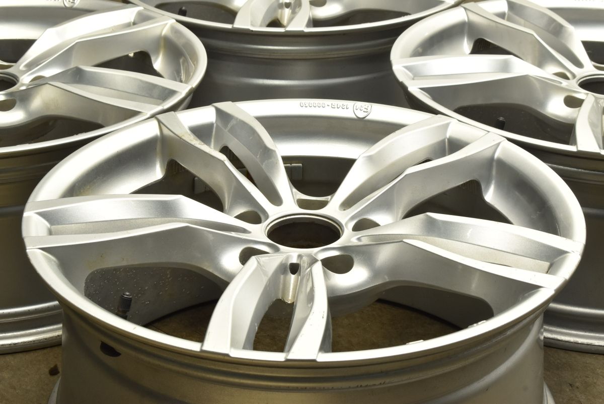 程度良好品 MAK ルフト 18in 8.0J 43 PCD120 4本セット スタッドレス用に BMW F25 E83 X3 F26 X4 F20 E87 1シリーズ 等に