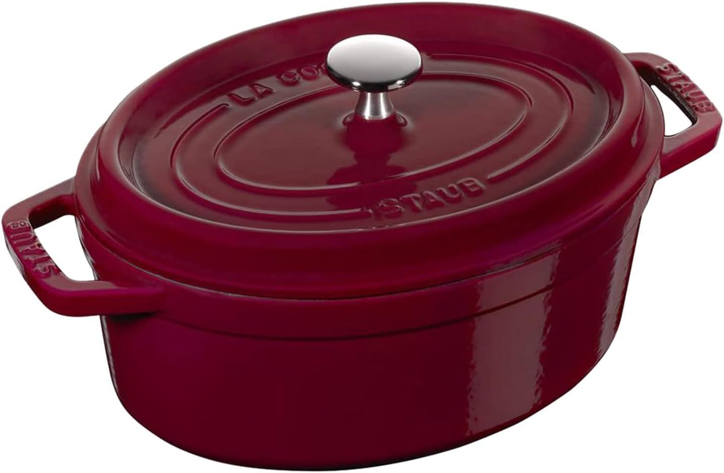 ストウブ staub ピコ･ココット オーバル 23cm ボルドー 両手苗 フランス製