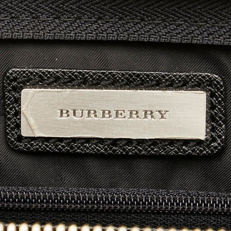 バーバリー セカンドバッグ クラッチバッグ ブラック レザー メンズ BURBERRY【1-0167037】