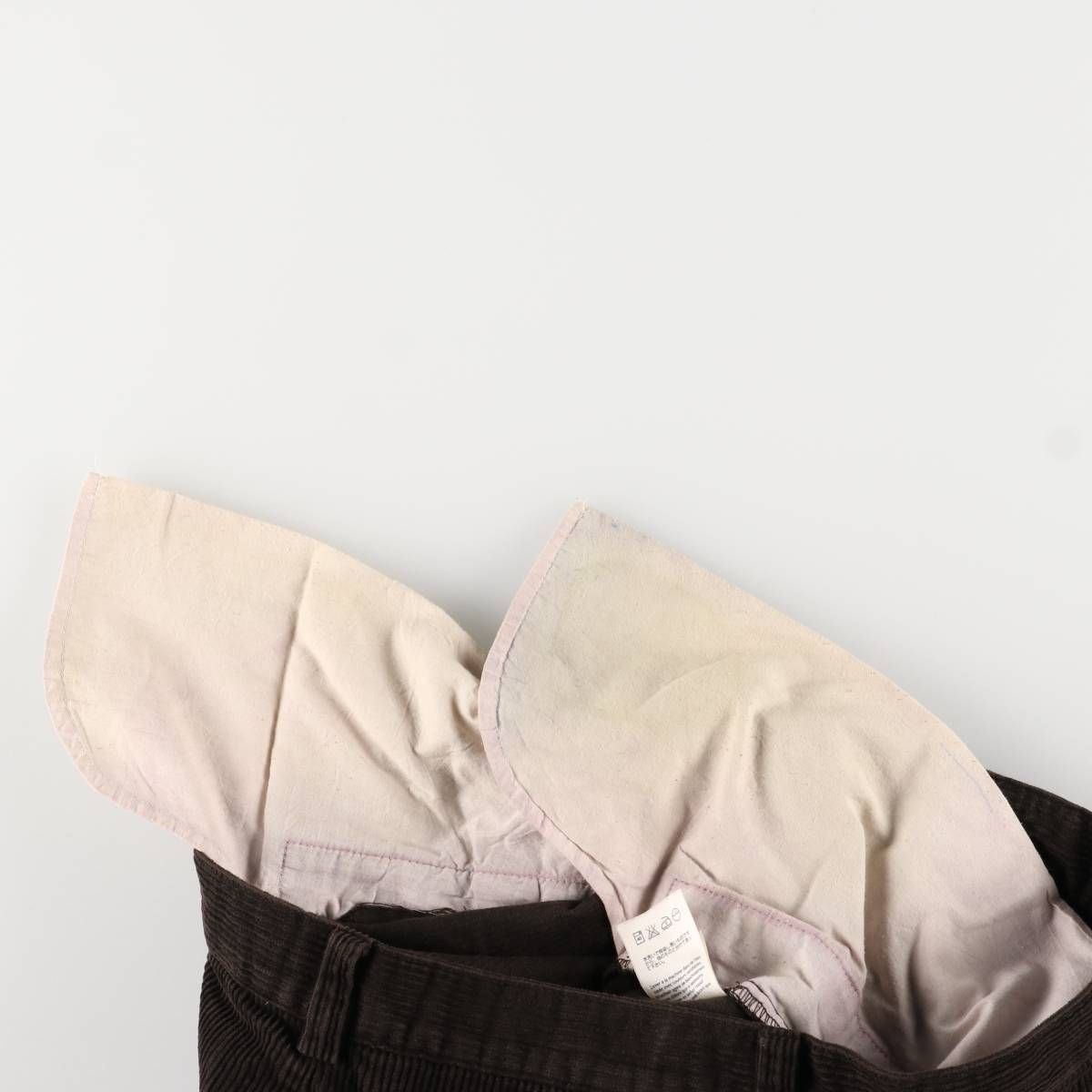 ツータック コーデュロイパンツ