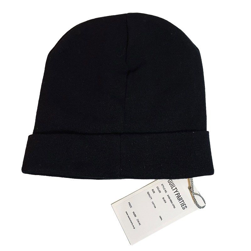WACKO MARIA / ニットキャップ/--/コットン/BLK/メンズ/24SS-WMA-CP05 ワコマリア WACKO MARIA 24SS タグ付き COTTON KNIT WATCH CAP