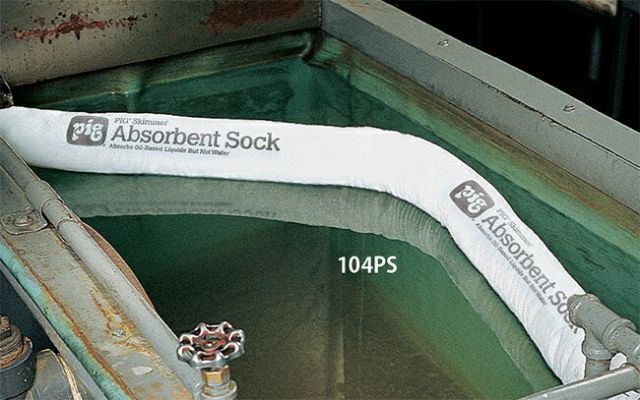 スキマーソックス 幅 8cm x 長さ 3m オイル吸着材 SKM203 PIG ピグ