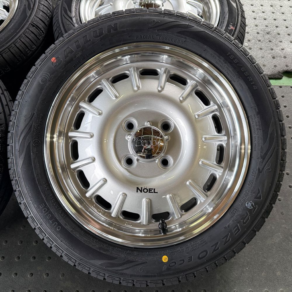  車種 エヴリィ ハイゼット N VAN アトレー SAILUN ECO 155 65 R 14 165 55 14インチ タイヤホイール 4本セット Bounty ノエル 軽自動車用 14インチ タイヤ ホイールセット