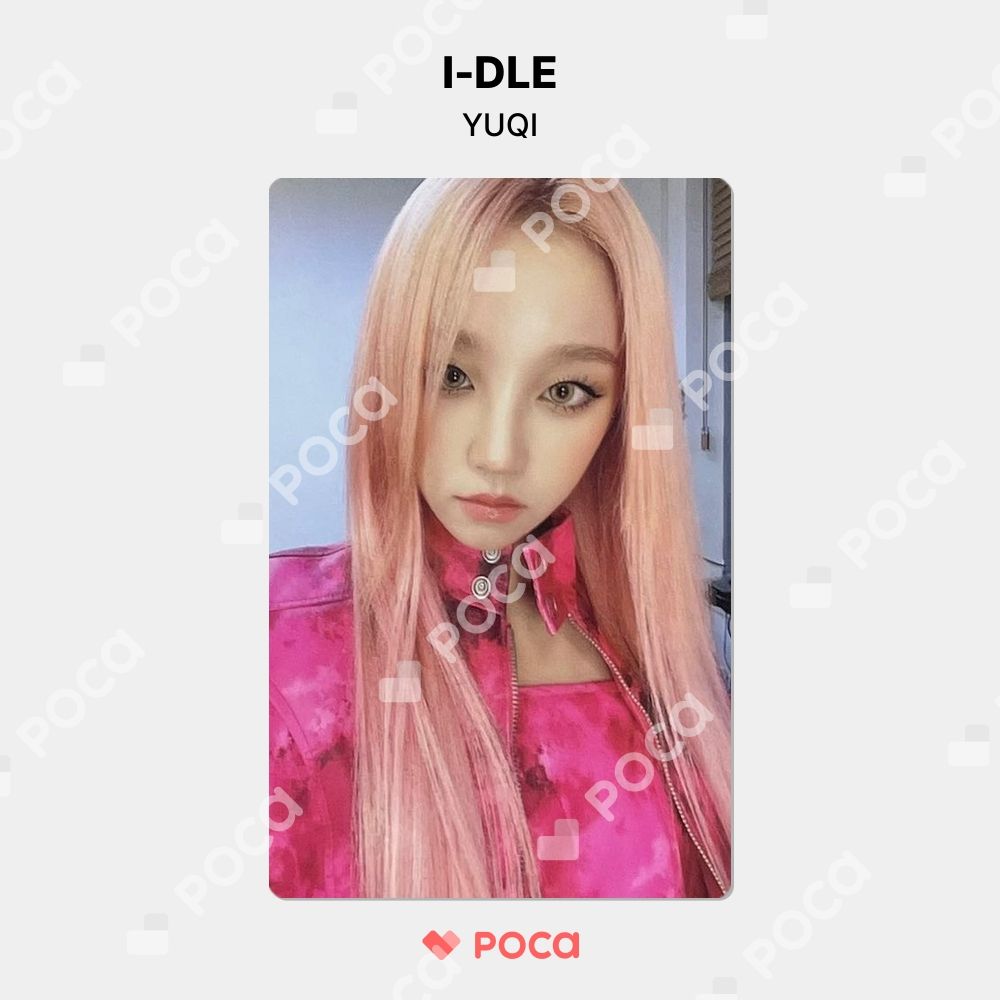 gidle (g)i-dle ウギ yuqi everline トレカ K-POPグッズ☆(G)IDLE☆YUQI(ウギ)☆トレカ風フォトカード