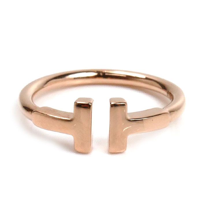 TIFFANY&Co. ティファニー K18PG ピンクゴールド Tワイヤー リング  