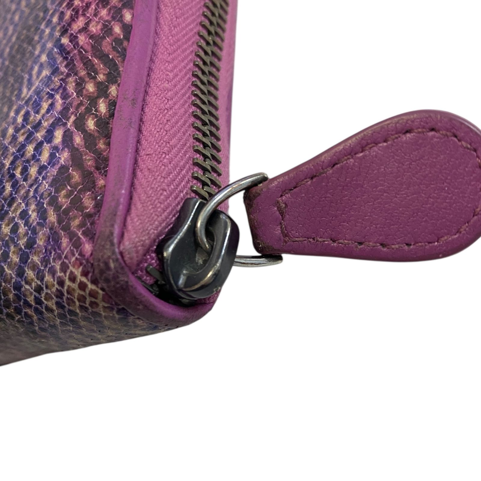 【中古品】 BOTTEGA VENETA ボッテガヴェネタ イントレチャート ラウンドジップ 財布 長財布 ウォレット パープル 箱無 W100517RK 中古品】 BOTTEGA VENETA ボッテガヴェネタ イントレチャート ラウンド