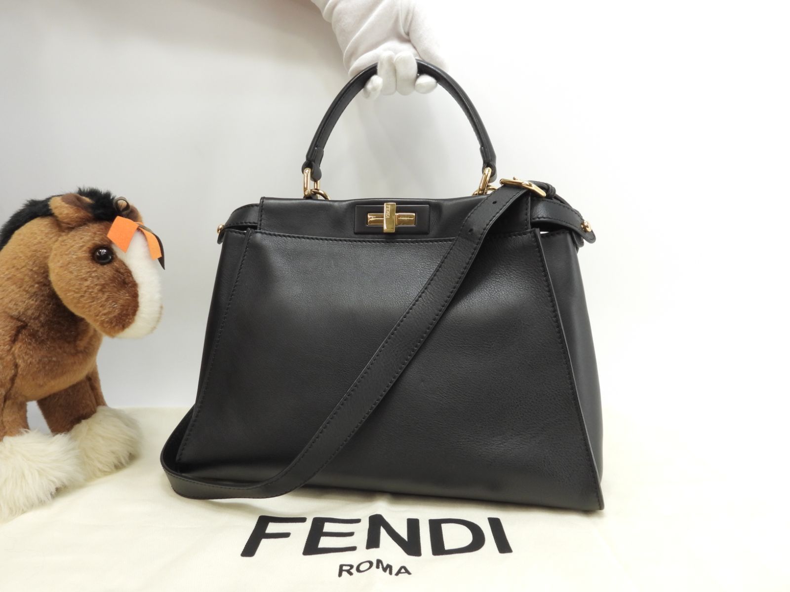 高級感！美品✨ TOD'S ハンドバッグ 2way 光沢レザー バイカラー 希少