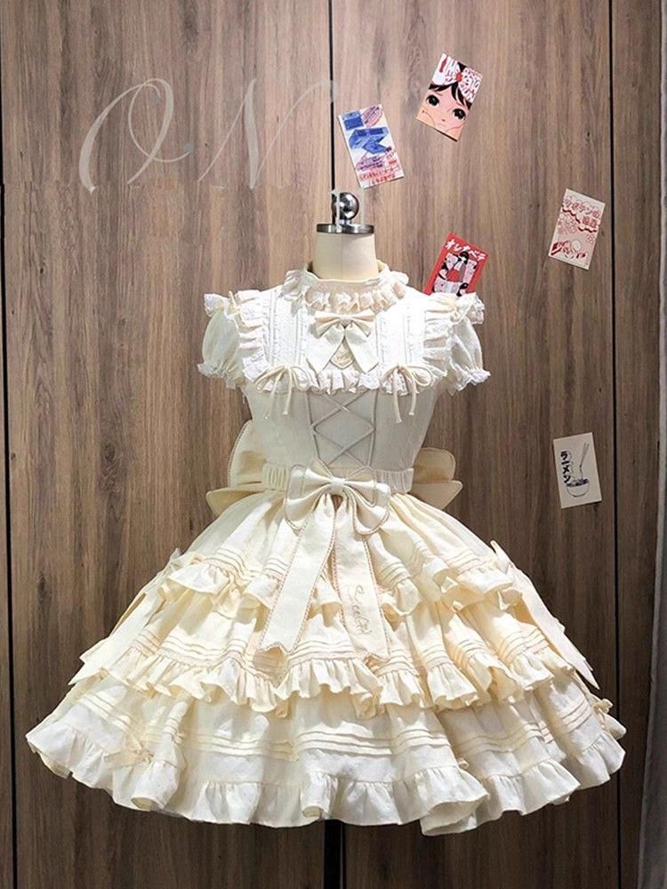 LT-36 豪華姫系 lolita 可愛 レトロ風 オリジナル 洋服 ロリータ ワンピース 美しい刺繍