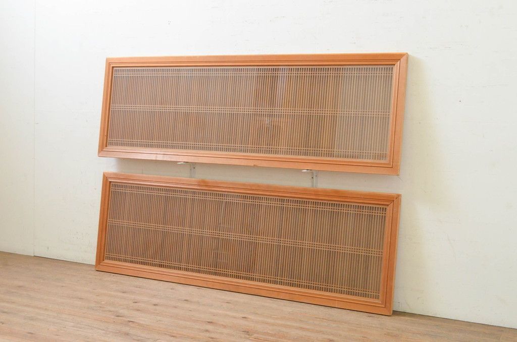 ⭐︎ 欄間 和建具 建具 木彫 格子 欄間 2枚セット 高級 楽天市場】彫刻