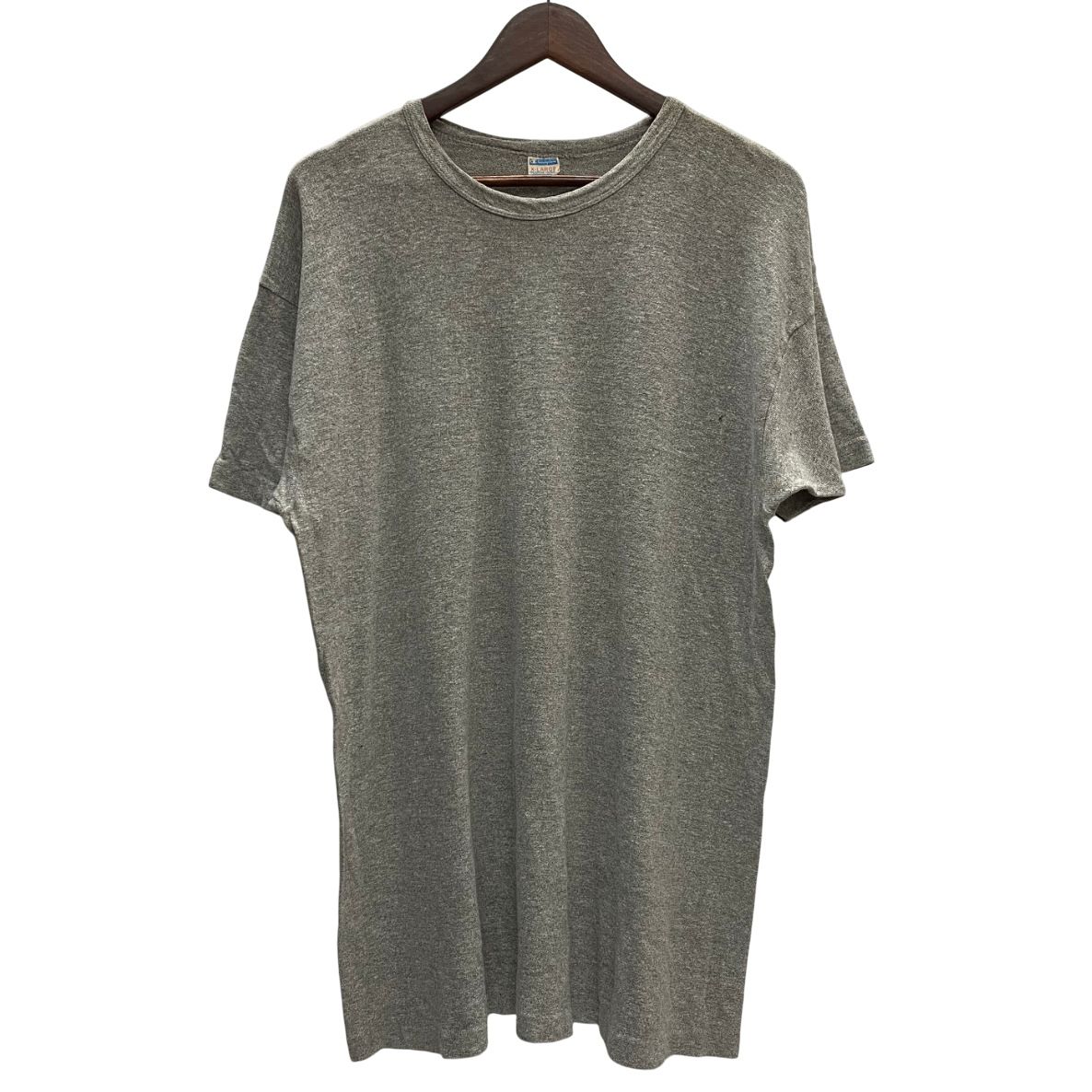 バータグ Champion チャンピオン　無地Tシャツ CHAMPION / チャンピオン 70s バータグ 88/12 無地 目無し半袖T