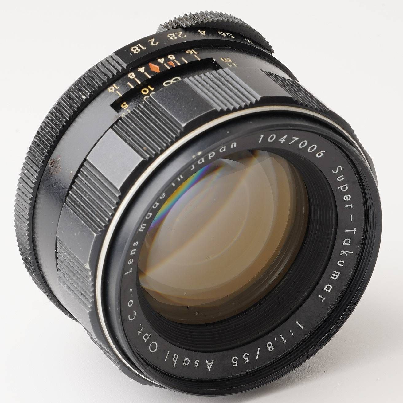 初期型】 Super Takumar 55mm F1.8 M42マウント 前期型/ Super Takumar