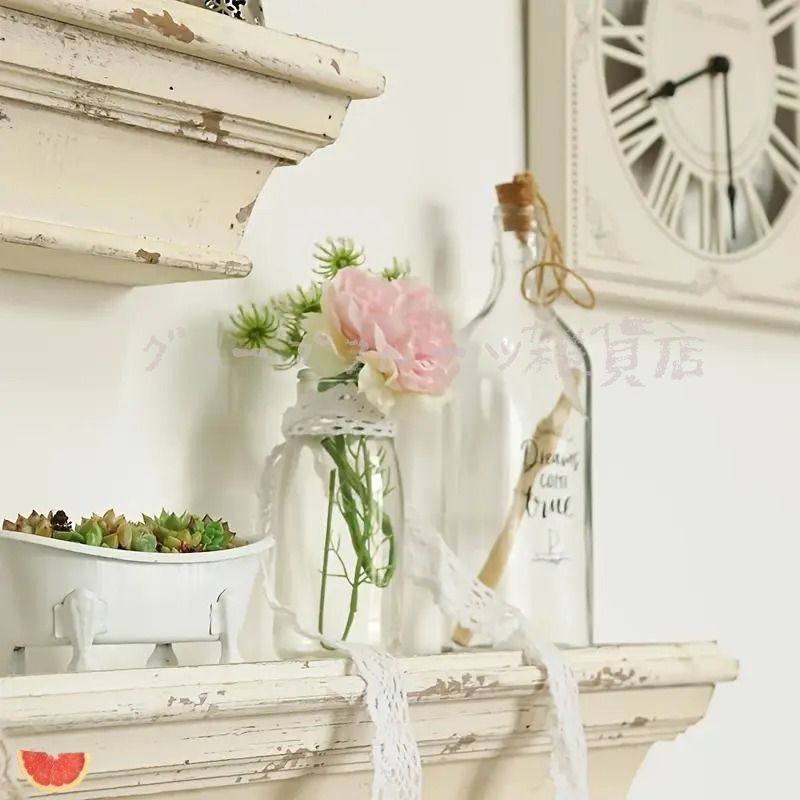 ウォールシェルフ 飾り棚 壁掛けラック フレンチレトロ