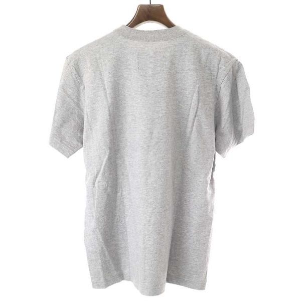 sacai サカイ 18ss 刺繍カットソー sacaiサカイ18SS刺繍デザインTシャツグレーサイズ:2メンズ