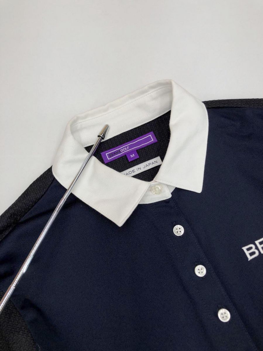 「BEAMS GOLF」 長袖カットソー LARGE ネイビー レディース 長袖カットソー | レディースゴルフウェア通販【VIVID GOLF