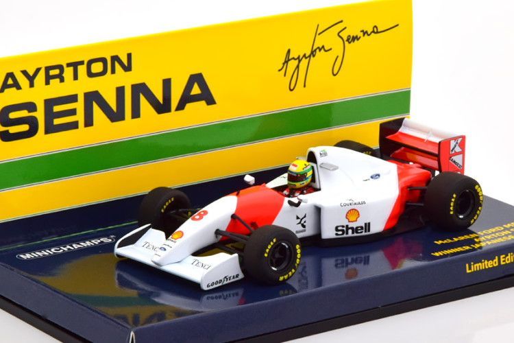 ミニチャンプス 1/43 マクラーレン フォード MP 4/8 優勝 日本GP 1993