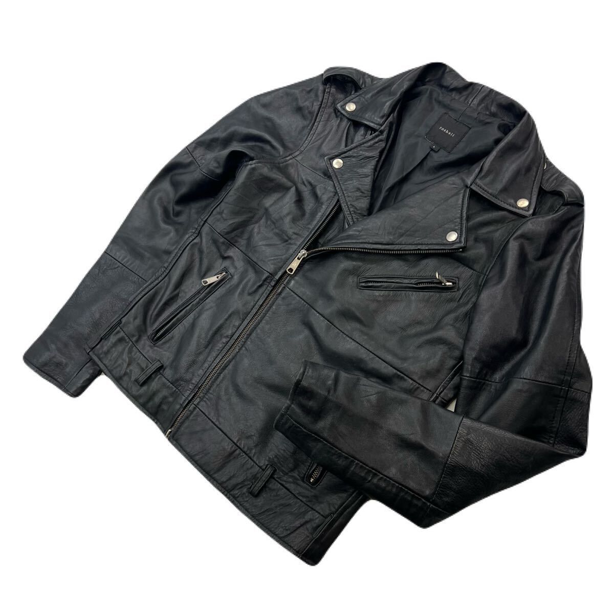 roshell ロシェル ジャケット、上着 ライダース r-2-860 本革 ダブル