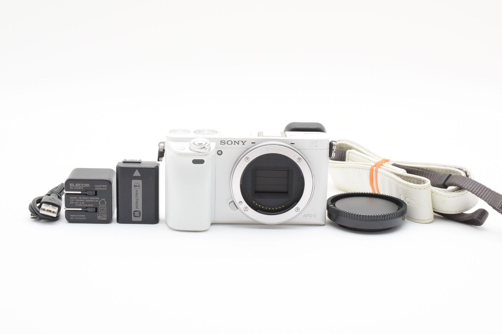 ▪️ほぼ新品▪️ソニー SONY α6000 ボディ ホワイトS数4600回 ▪️ほぼ新品▪️ソニー SONY α6000 ボディ ホワイトS数4600回