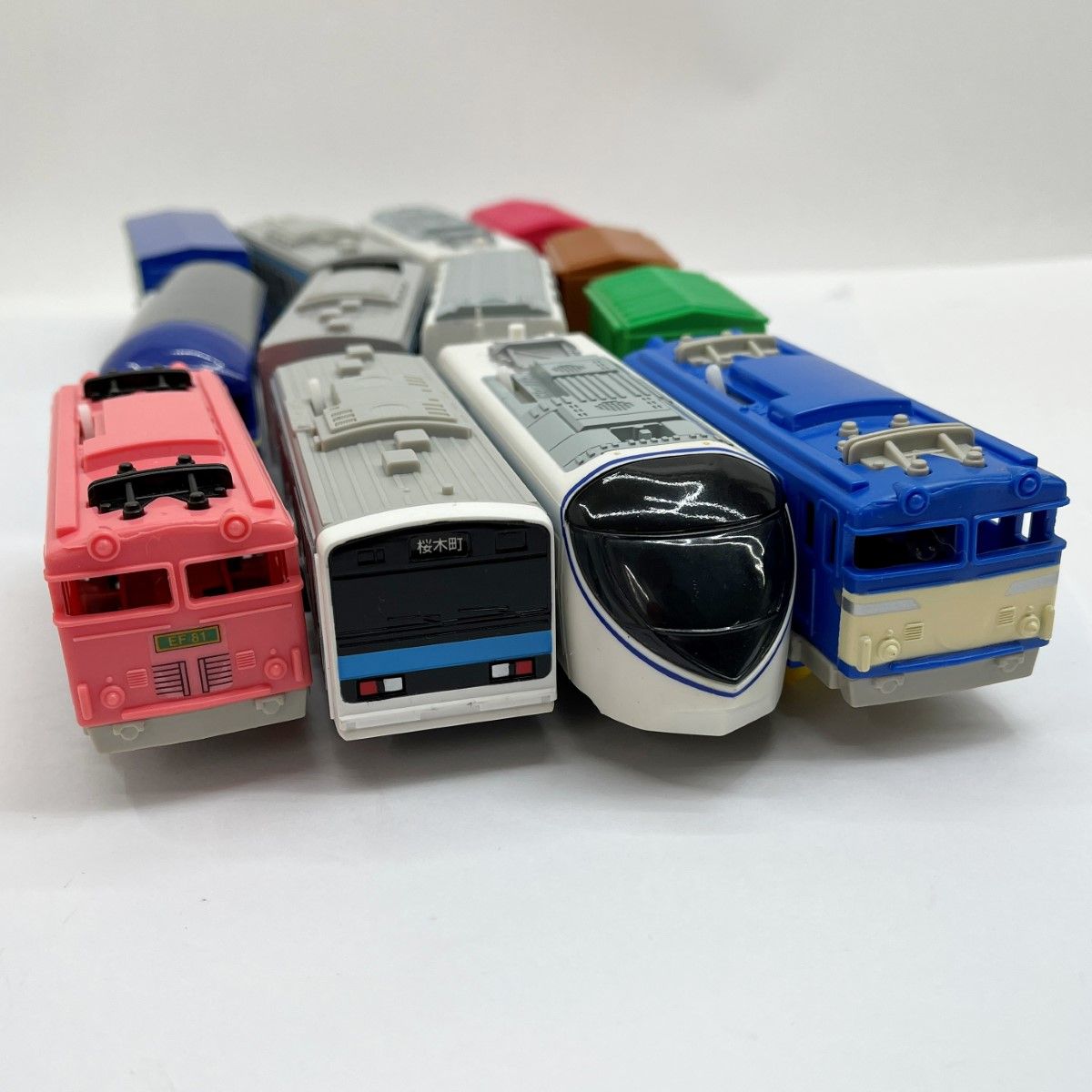 ◇◇TOMY プラレール トレインケース EF65 カートレイン 209系 371系