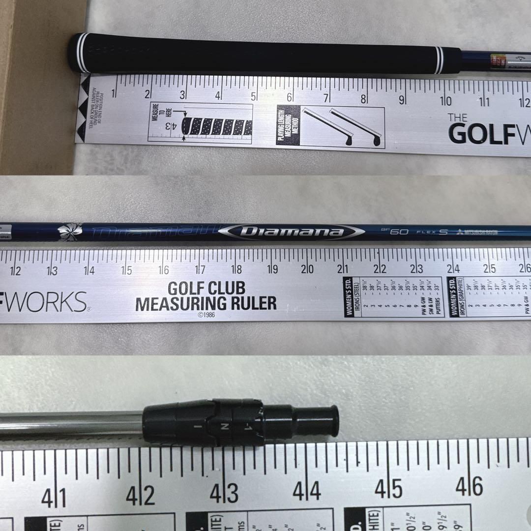 新品グリップ 良品 純正カスタム Diamana BF60 Sドライバー用