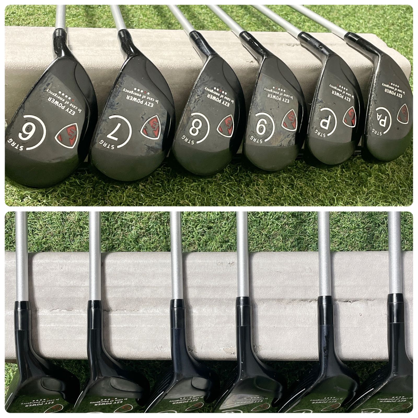 シニアゴルフ研究所 イージーパワー アイアンセット レディース 6本 R2 右 シニアゴルフ研究所 EZY POWER イージーパワー アイアンセット シニア