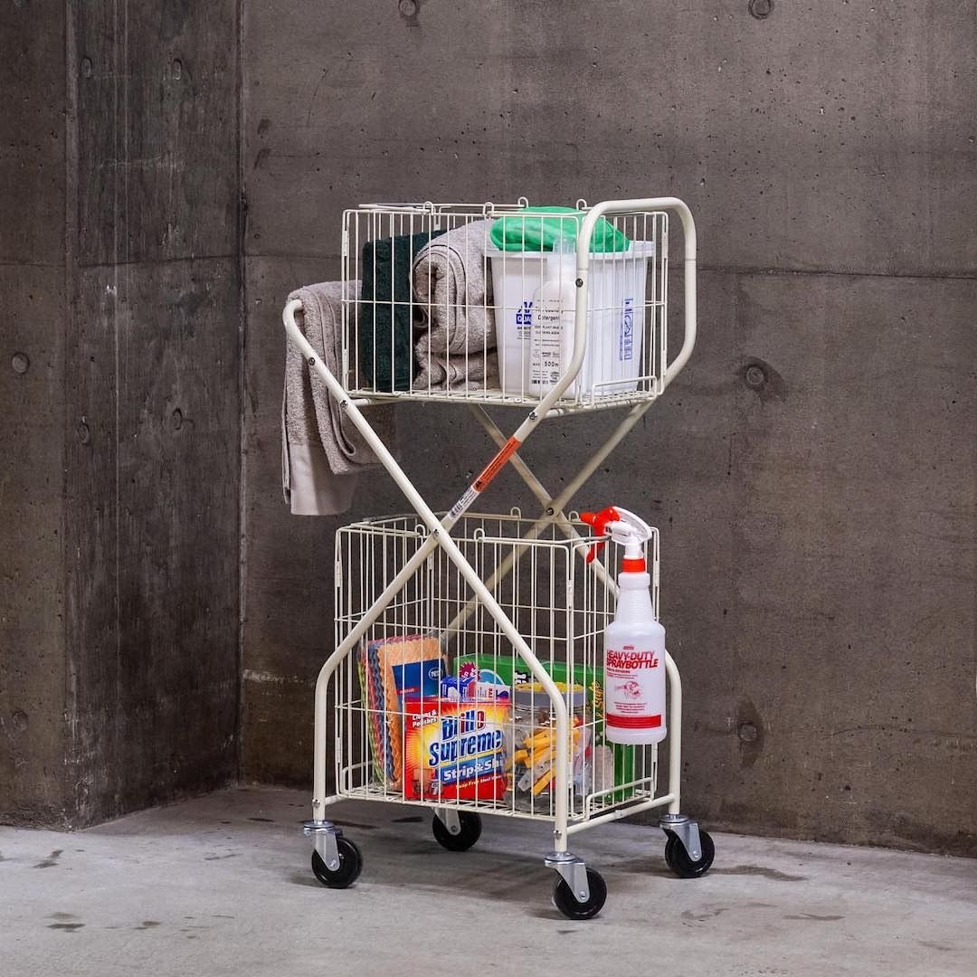 LAUNDRY TROLLEY IVORY ランドリー トロリー NEXPOTALLINN_EU