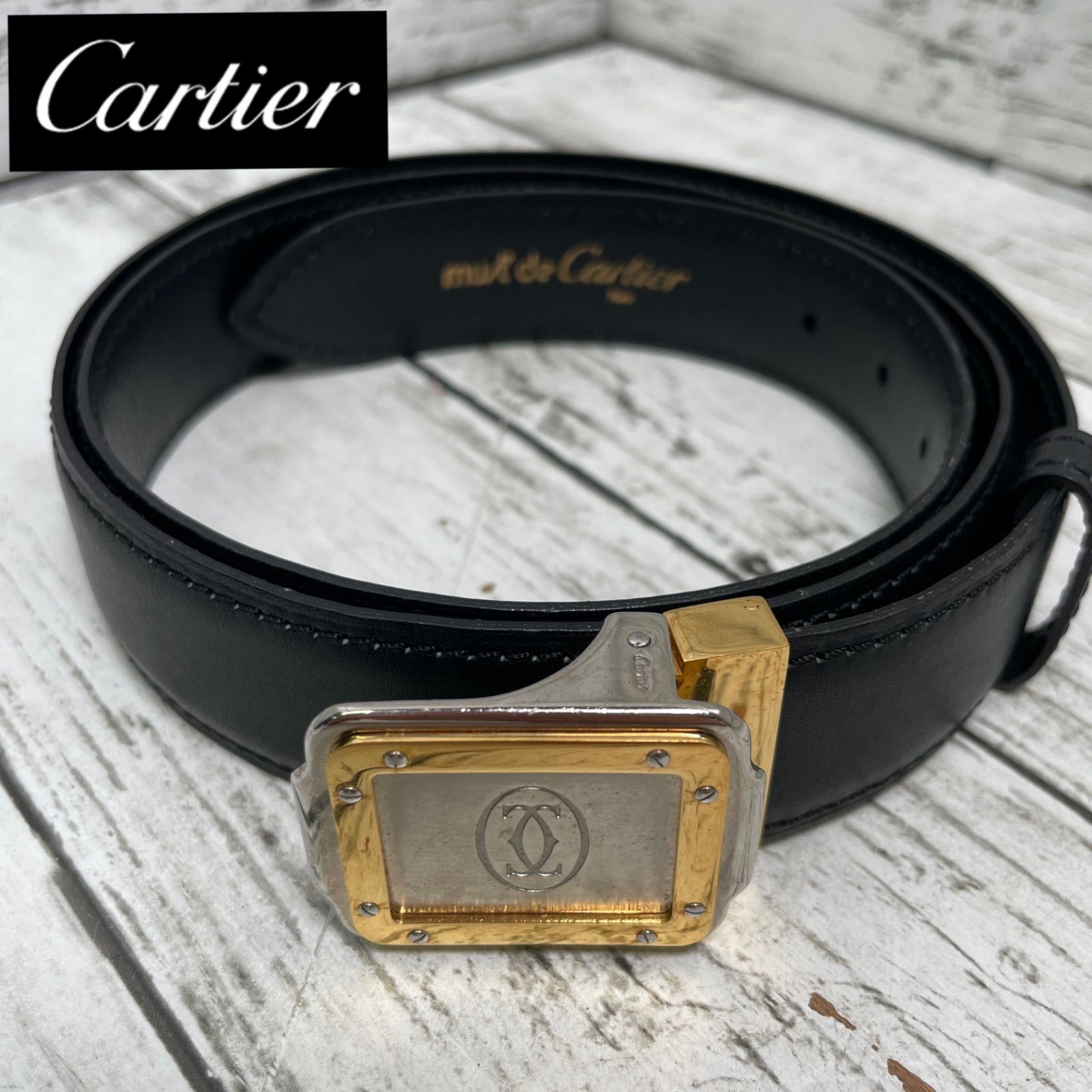 g2︎Cartier メンズベルト マストドゥカルティエ ギャランティカード付き ビジネス スーツ